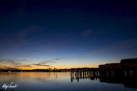 Sunset at Bodega Bay by Regis Vincent