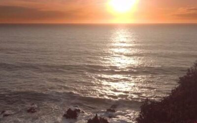 Sunset at Bodega Bay from Crowhaven