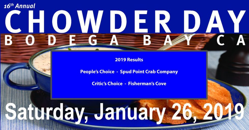 Bodega Bay Chowder Day 2019 Results The Official Bodega Bay Area site