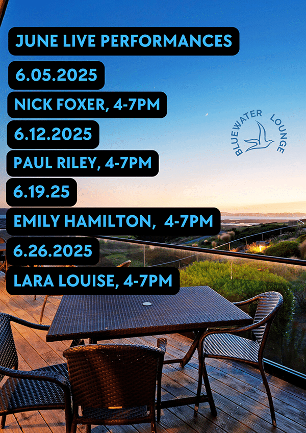 The Bluewater Lounge has an exciting lineup of events for June!