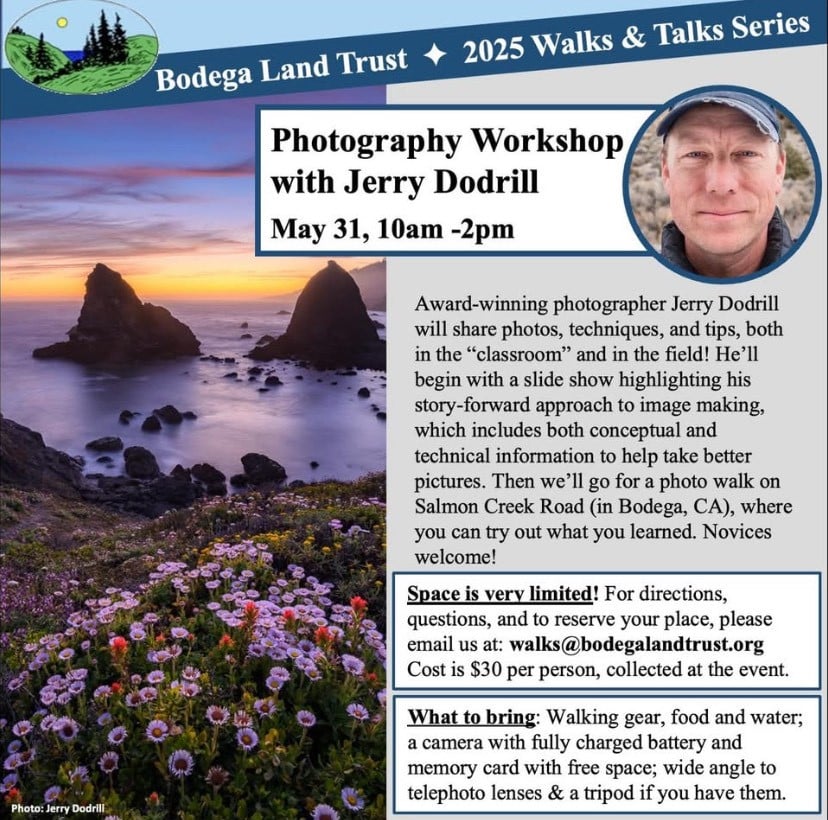 Photography Workshop with Jerry Dodrill