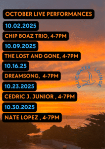 The Bluewater Lounge has an exciting lineup of events for October